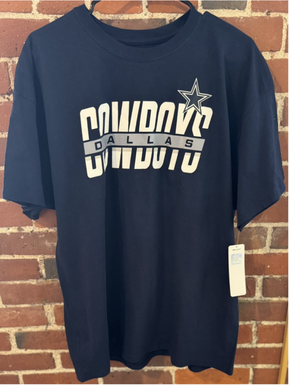 Dallas Cowboys Team Apparel T-Shirt Blue Men Sz XL NEW WITH TAGS